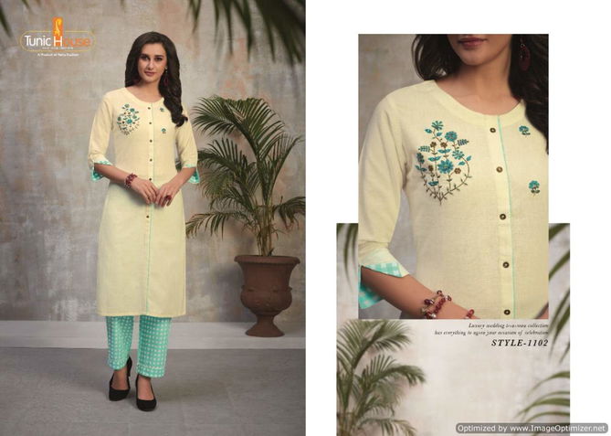 Tunic House Najuk 2 Latest Ethnic Wear Kurti With Bottom Collection